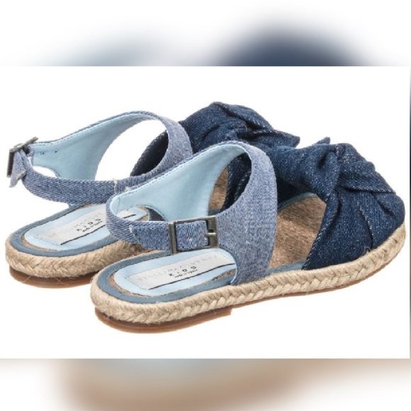 Stella McCartney Rori Denim Espadrille Sandal | Kids 5.5 | NEW - Picture 4 of 5